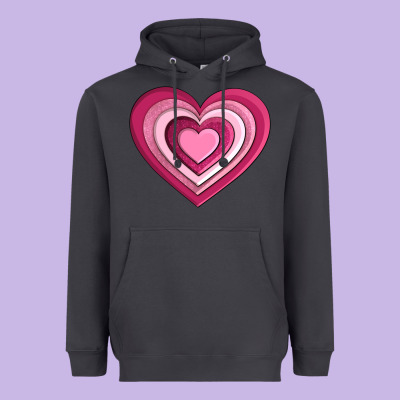 Sweet Heart Olivia Heavyweight Hoodie Designed By Oliviacreatesart