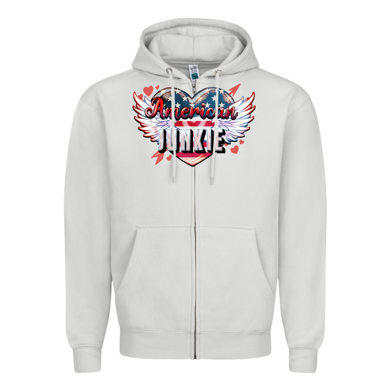 American Junkie 4th Of July Zipper Hoodie by HowdyJamesFarm | Teevron