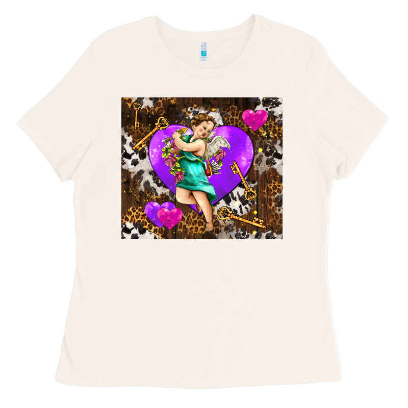 Cupid And Heart Ladies Tee by AdoDesignShop | Teevron