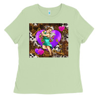 Matcha cupid and heart Ladies Tee - AdoDesignShop