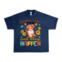 Navy grandma's kitchen where sweet things happen Urban Heavy Tee - MaliasSmallBusiness