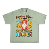 Oil Green grandma's kitchen where sweet things happen Urban Heavy Tee - MaliasSmallBusiness