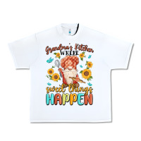 White grandma's kitchen where sweet things happen Urban Heavy Tee - MaliasSmallBusiness