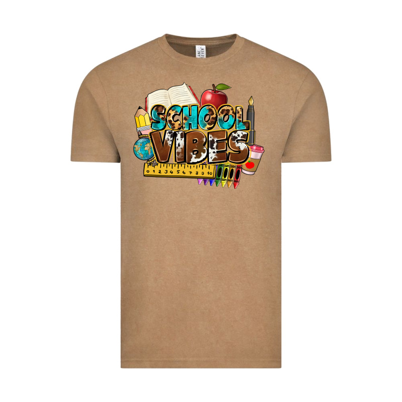 School Vibes Vintage Tee by NancyCooperArtShop | Teevron