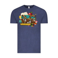 Vintage Denim school vibes Vintage Tee - NancyCooperArtShop