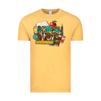 Vintage Mustard school vibes Vintage Tee - NancyCooperArtShop
