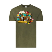 Vintage Olive school vibes Vintage Tee - NancyCooperArtShop