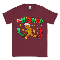 Burgundy oh snap with gingerbread Classic Tee - MaliasSmallBusiness