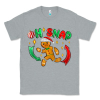 Heather Grey oh snap with gingerbread Classic Tee - MaliasSmallBusiness
