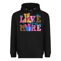 Black love you more olivia Heavyweight Hoodie - OliviaCreatesArt