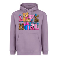 Lavender love you more olivia Heavyweight Hoodie - OliviaCreatesArt