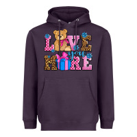 Plum love you more olivia Heavyweight Hoodie - OliviaCreatesArt