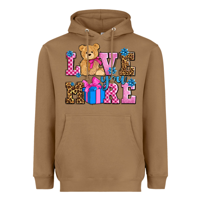 Love You More Olivia Heavyweight Hoodie by OliviaCreatesArt | Teevron