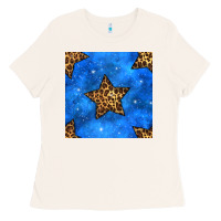 Bone 4th of july leopard stars seamless pattern Ladies Tee - BundleAndBundleShop