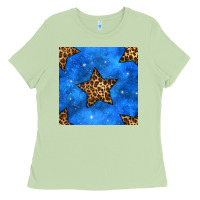 Matcha 4th of july leopard stars seamless pattern Ladies Tee - BundleAndBundleShop
