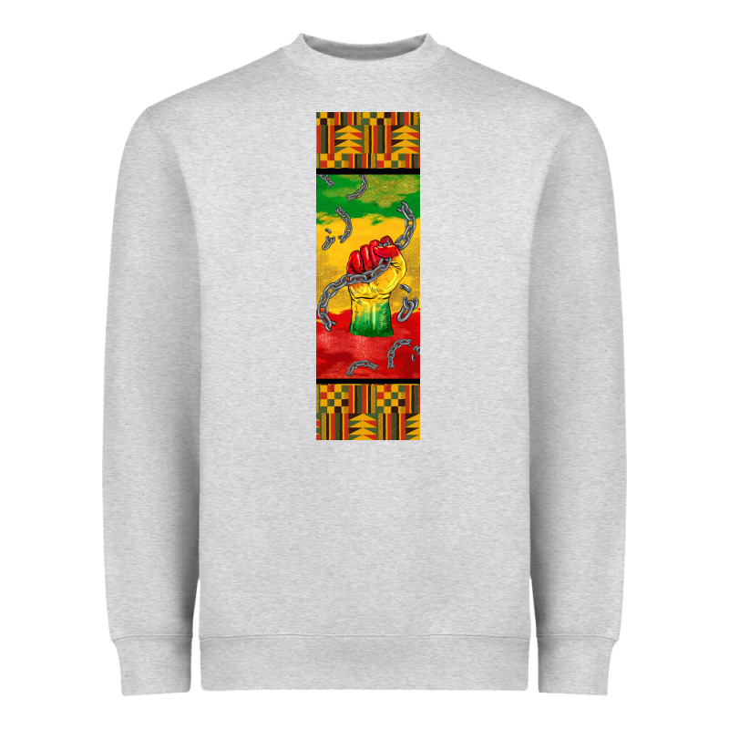 Juneteenth Pen Wrap Heavyweight Sweatshirt by BarkalooDesign | Teevron