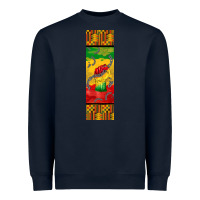Navy juneteenth pen wrap Heavyweight Sweatshirt - BarkalooDesign