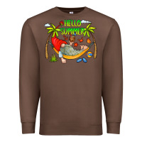 Chestnut Hello Summer Premium Sweatshirt - CowCowDesign