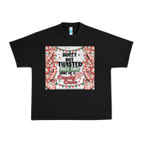 Black sweet but twisted does that make me a candy cane Urban Heavy Tee - MaliasSmallBusiness