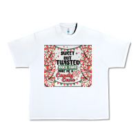 White sweet but twisted does that make me a candy cane Urban Heavy Tee - MaliasSmallBusiness