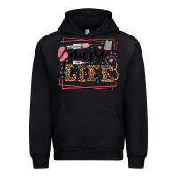 Black Nurse life leopard frame Urban Hoodie - LillyAllenDesigns