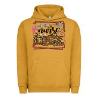 Pigment Peanut Butter Nurse life leopard frame Urban Hoodie - LillyAllenDesigns