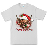 Dove Grey mooey christmas cow Premium Tee - JahusDesignShop
