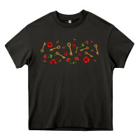 Asphalt rosses and keys Heavy Core Tee - AdoDesignShop