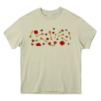 Mossy rosses and keys Heavy Core Tee - AdoDesignShop