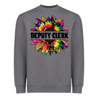 Storm deputy clerk tie dye sunflower Heavyweight Sweatshirt - Jasminsmagicworld