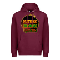 Burgundy Future black queen Premium Hoodie - HowdyJamesFarm