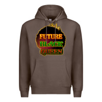 Coffee Future black queen Premium Hoodie - HowdyJamesFarm