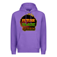 Purple Future black queen Premium Hoodie - HowdyJamesFarm
