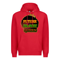 Red Future black queen Premium Hoodie - HowdyJamesFarm