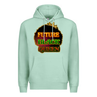 Seafoam Future black queen Premium Hoodie - HowdyJamesFarm