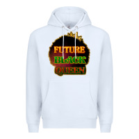 White Future black queen Premium Hoodie - HowdyJamesFarm