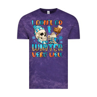 Cloud Purple i don't do winter very well Vintage Tee - MaliasSmallBusiness