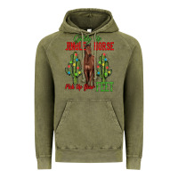 Vintage Olive giddy up jingle horse pick up your feet Vintage Hoodie - MaliasSmallBusiness
