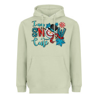 Matcha i am snow cute Heavyweight Hoodie - OliviaCreatesArt