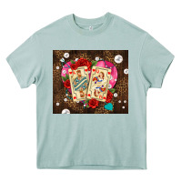 Arona playing cards and pearls Heavy Core Tee - AdoDesignShop