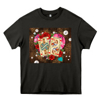 Asphalt playing cards and pearls Heavy Core Tee - AdoDesignShop