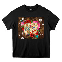 Black playing cards and pearls Heavy Core Tee - AdoDesignShop