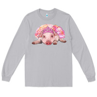 Moon Dust balerina baby pig with tutu Long Sleeve Tee - RanaPortraitStore
