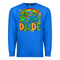 True Royal St. Patrick's Lucky little dude Premium Sweatshirt - OliviaCreatesArt