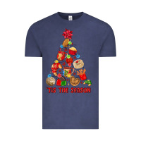 Vintage Denim tis the season mexican christmas Vintage Tee - MaliasSmallBusiness