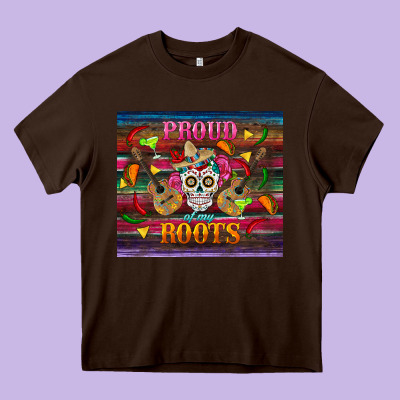 Proud Of My Roots Tumbler Heavy Core Tee Designed By Bundleandbundleshop