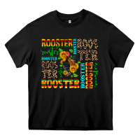 Black rooster Heavy Core Tee - AdoDesignShop