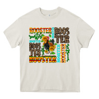Cream rooster Heavy Core Tee - AdoDesignShop