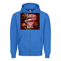 True Royal flower girl Zipper Hoodie - TumblerDesignByShophia