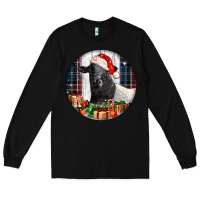 Black christmas dorper sheep Long Sleeve Tee - LillyAllenDesigns